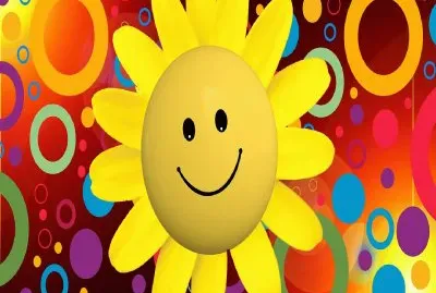 Feliz- Satisfecho-Girasol