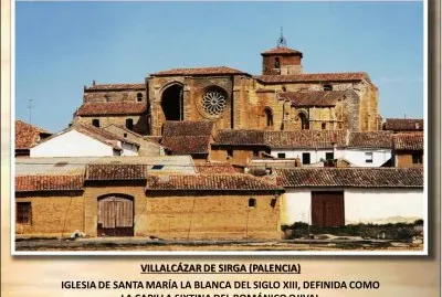 פאזל של VILLALCÃZAR DE SIRGA (PALENCIA) - SU IGLESIA
