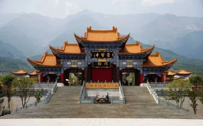 Templo en Japon jigsaw puzzle