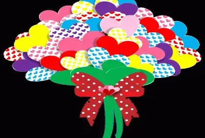 CorazÃ³n-Amor,Flores, Bouquet.