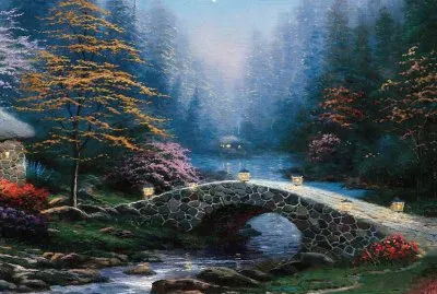 PUENTE EN EL BOSQUE jigsaw puzzle