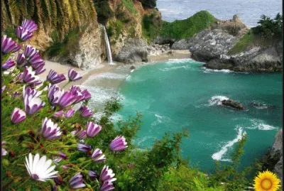 paisaje con flores jigsaw puzzle