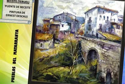 BECEITE (TERUEL) - PINTURA DE ERNEST DESCALS jigsaw puzzle