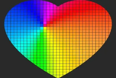 CorazÃ³n- Color- Cuadrados.