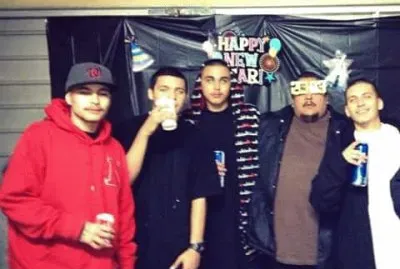 New years 2015 party at moms house