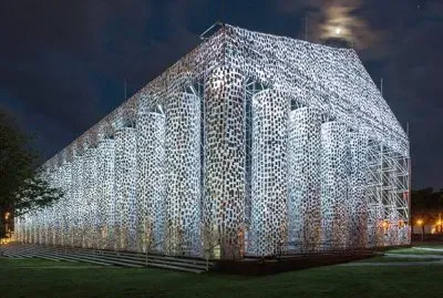 Parthenon of Banned Books in Kessel Germany jigsaw puzzle