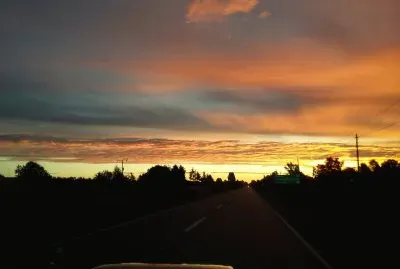 Atardecer en San Jose de la Mariquina