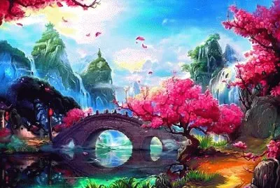 פאזל של paysage fÃ©erique