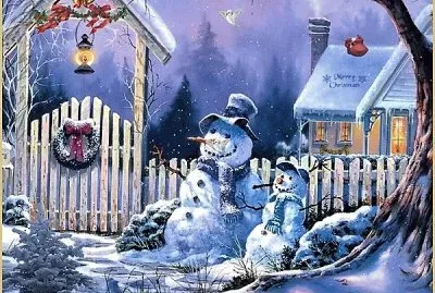 bonhomme de neige jigsaw puzzle