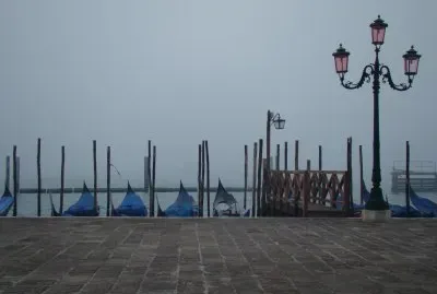 Gondole davanti alla Piazzetta