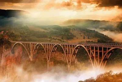 Tara Bridge in Montenegro jigsaw puzzle