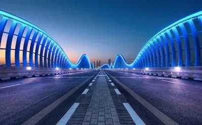 Meydan Bridge in Dubai