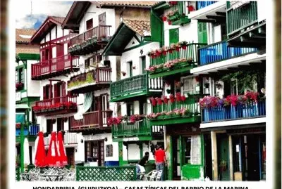HONDARRIBIA  (GUIPUZKOA) â€“ CASAS TÃPICAS BARRIO LA MARINA