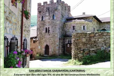 SAN SEBASTIÃN DE GARABANDAL (CANTABRIA) - TORRE MEDIEVAL jigsaw puzzle