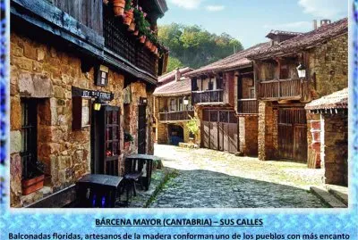 פאזל של BÃRCENA MAYOR (CANTABRIA) â€“ SUS CALLES