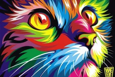 Colored Cat