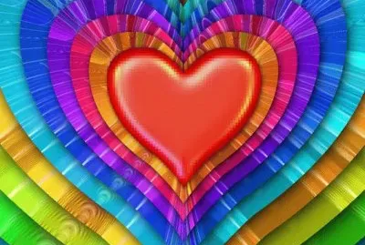 Rainbow Heart jigsaw puzzle