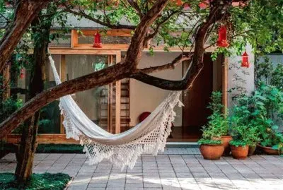 פאזל של patio  con amaca