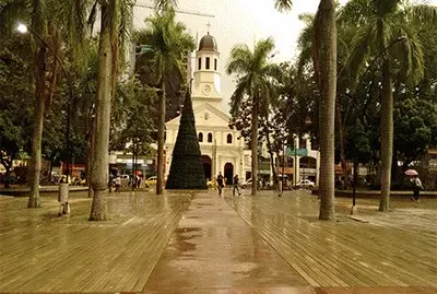 Parque principal de Itagui Antioquia Colombia