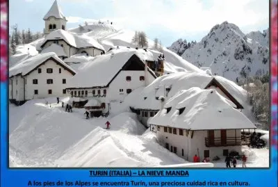 TURIN (ITALIA) â€“ LA NIEVE MANDA