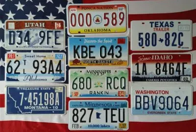 פאזל של usa placas