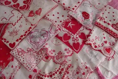 Vintage Valentine Hankerchiefs