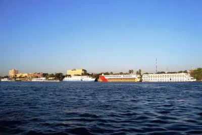 Cruceros de El Nilo en Luxor, Egipto. jigsaw puzzle