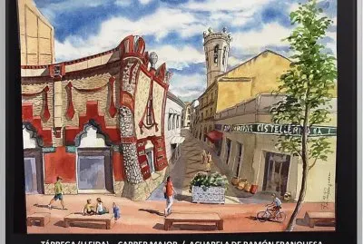 פאזל של TÃRREGA (LLEIDA) - CARRER MAJOR  -  ACUARELA