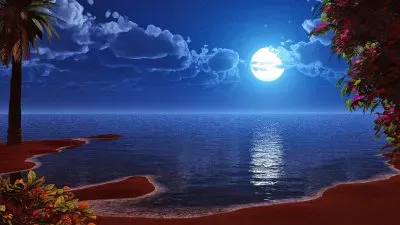 Paisajes Nocturno Hermoso jigsaw puzzle