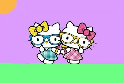 HELLO KITTY Y SU HERMANA
