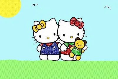 HELLO KITTY Y SU HERMANA