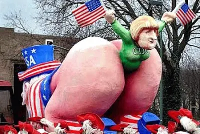 Trump Ass German Carneval jigsaw puzzle
