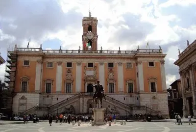 Plaza del Campidoglio, Roma. jigsaw puzzle