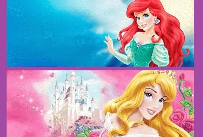 PRINCESA ARIEL Y AURORA