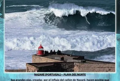 NAZARÃ‰ (PORTUGAL) â€“ PLAYA DEL NORTE
