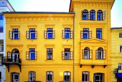 blue and yellow