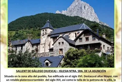 SALLENT DE GÃLLEGO (HUESCA) â€“ IGLESIA NTRA SRA DE LA ASUNCIÃ“N