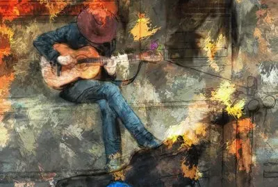 Dream (The Guitar Player) jigsaw puzzle