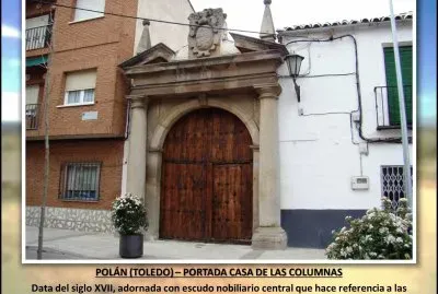 POLÃN (TOLEDO) â€“ PORTADA CASA DE LAS COLUMNAS