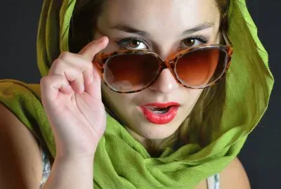 This summer walk with the designer sunglasses.