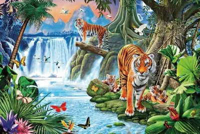 Tiger Family-Art