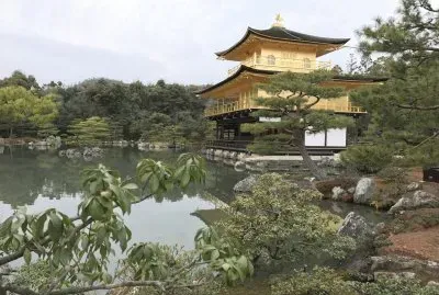 gold pagoda Japan