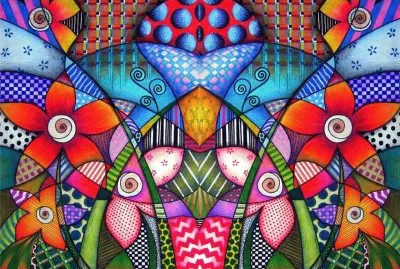 å™´å¡—å½©è‰²æ›¼é™€ç¾…è—è¡“å“