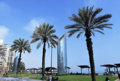 Parque en Miraflores, Lima.