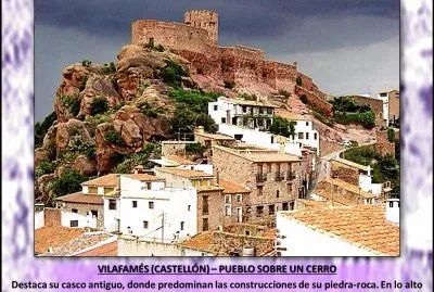 פאזל של VILAFAMÃ‰S (CASTELLÃ“N) â€“ PUEBLO SOBRE UN CERRO