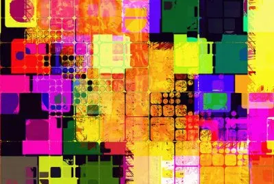 abstract jigsaw puzzle