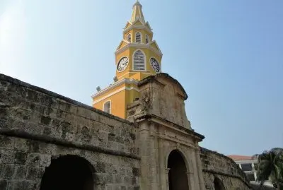 Puerta de entrada de la zona amurallada, Cartagena.
