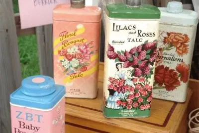Vintage Talc Tins