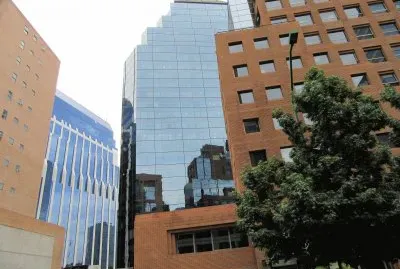 Edificios en el centro de Santiago de Chile. jigsaw puzzle
