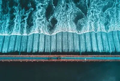 Ocean View Bridge from above